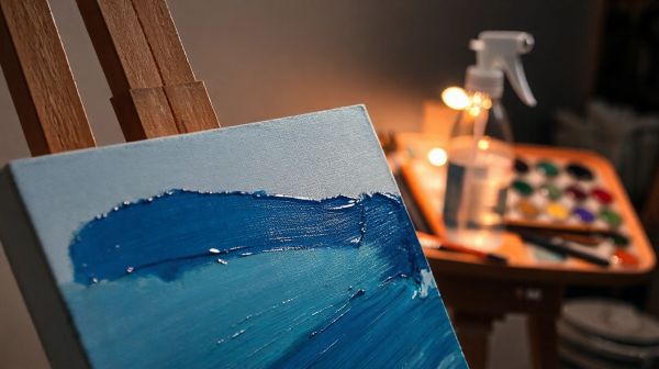 Techniques efficaces pour un séchage rapide des tableaux acryliques